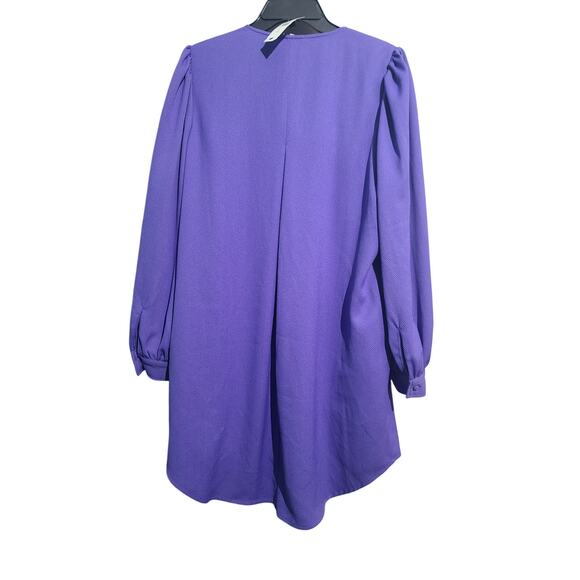 Toccin Long Sleeve Shift Dress in Violet NWT - Picture 3 of 7